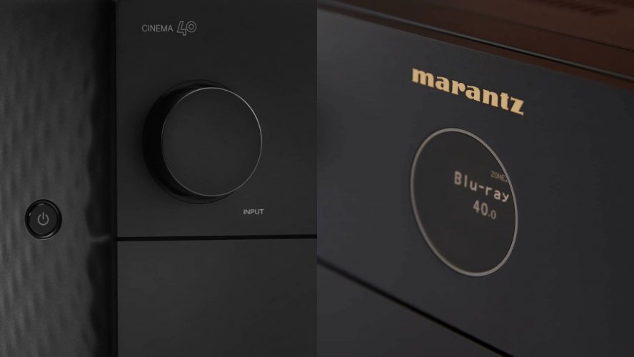 Marantz CINEMA 40 (Black) регулятор громксти и дисплей